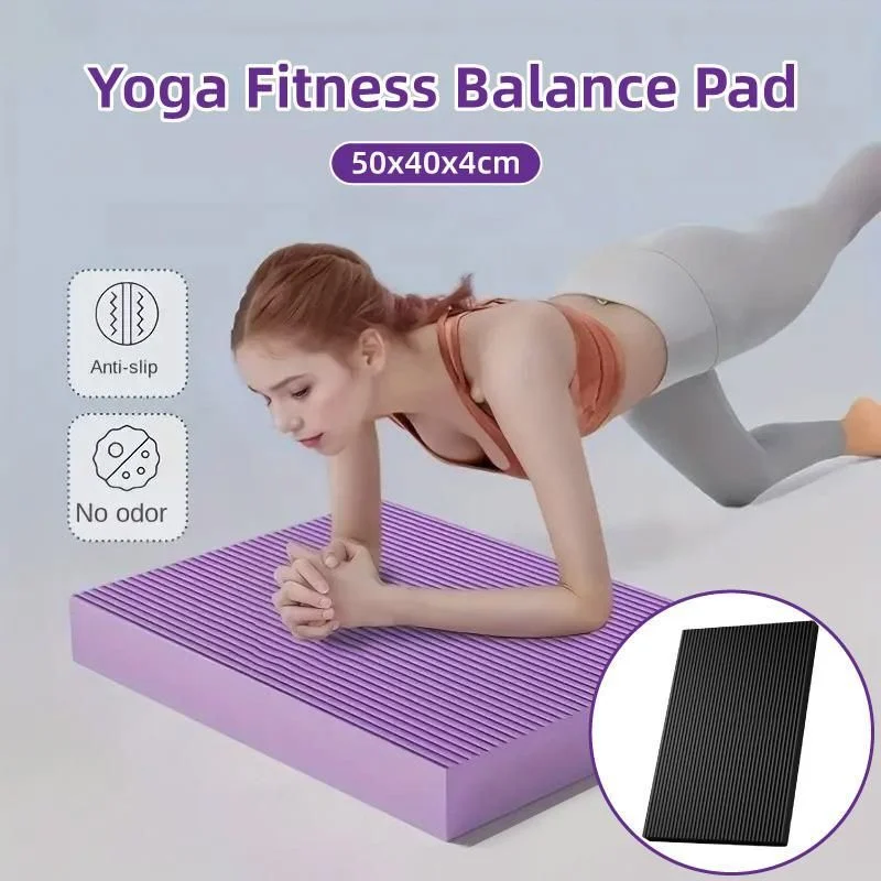 Balance Mat Non Slip Yoga Fitness Mat Flat Support for Home Workout Exercises