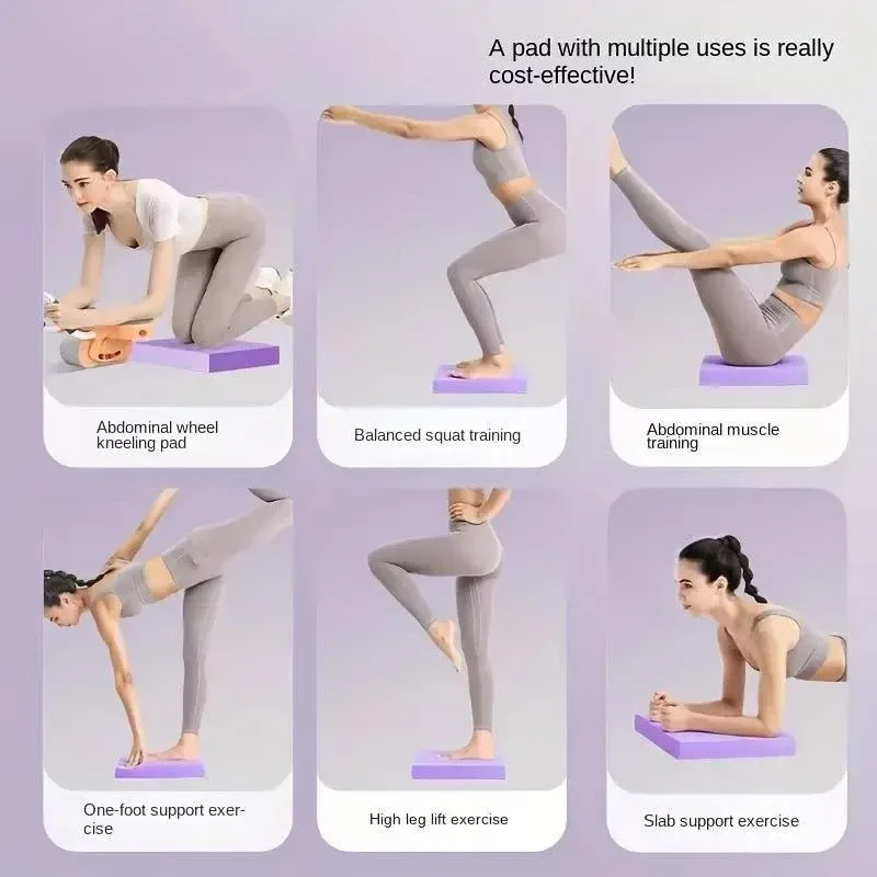 Balance Mat Non Slip Yoga Fitness Mat Flat Support for Home Workout Exercises