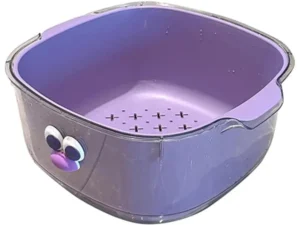 2 in 1 Cute Double Draining Fruit Basket Dishwashing Colander for Household