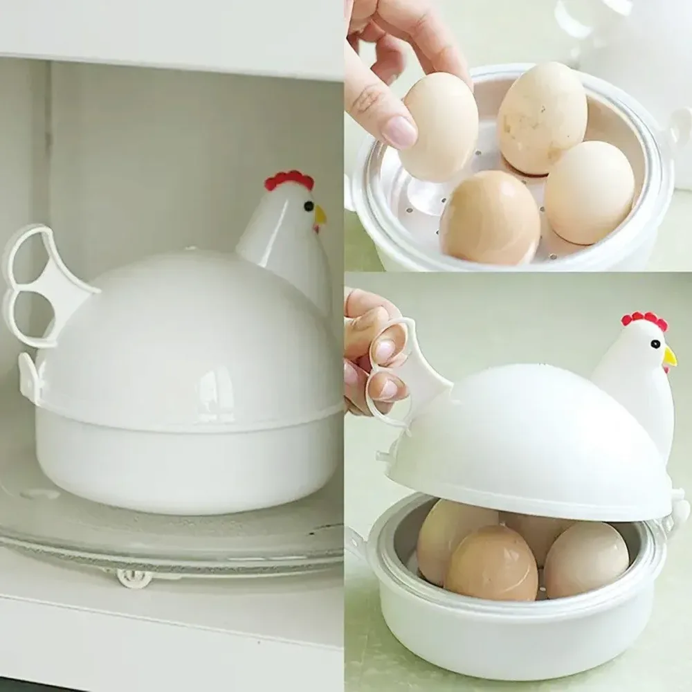 Microwave Oven Egg Steamer Boiled Egg Artifact Boiled Egg Mini Household Special