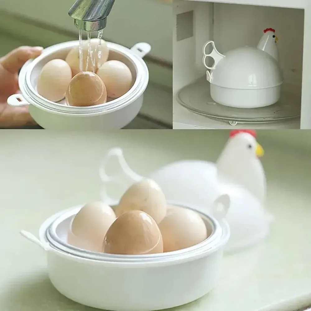 Microwave Oven Egg Steamer Boiled Egg Artifact Boiled Egg Mini Household Special