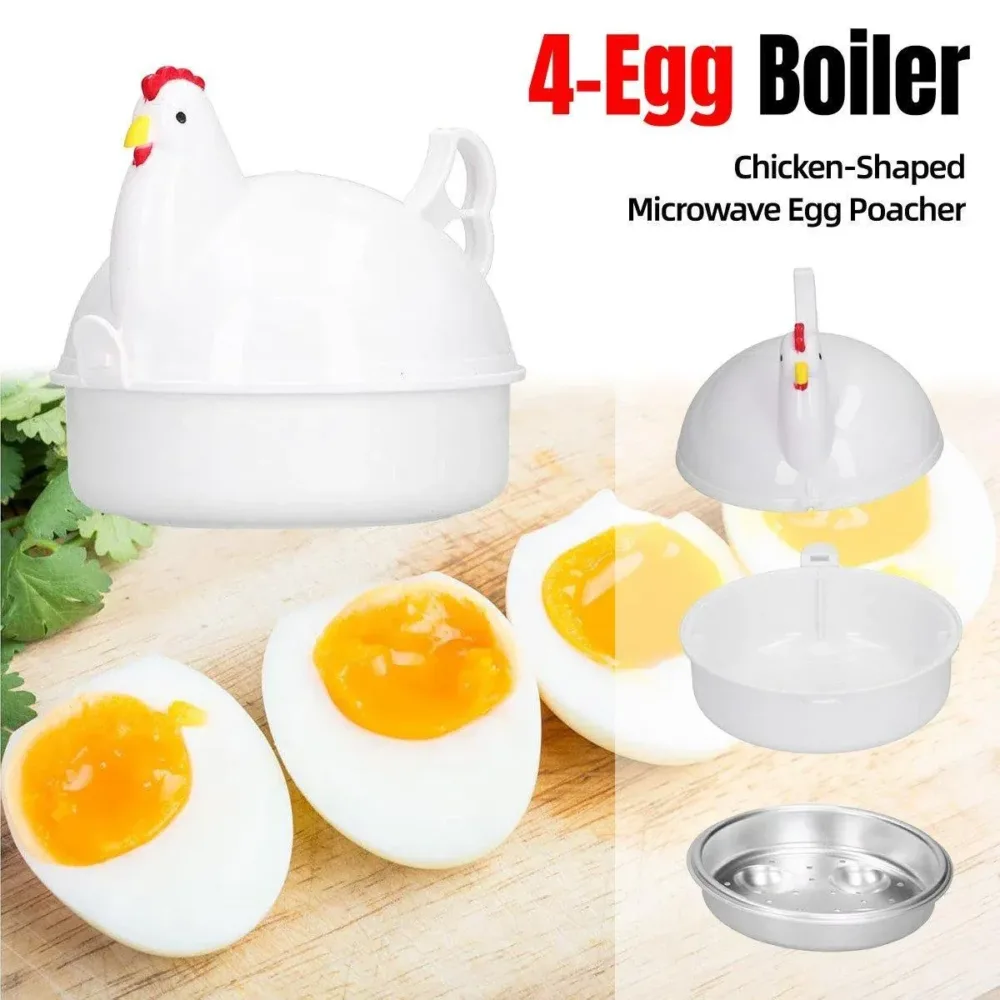 Microwave Oven Egg Steamer Boiled Egg Artifact Boiled Egg Mini Household Special