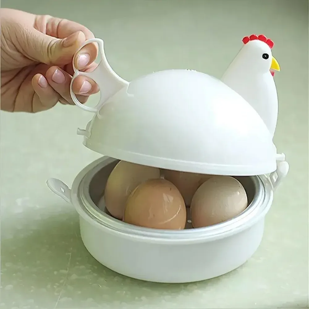 Microwave Oven Egg Steamer Boiled Egg Artifact Boiled Egg Mini Household Special