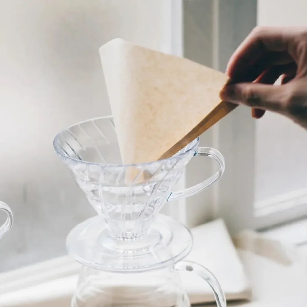 Household Hand Drip Coffee Filter Cup Reusable Plastic Cone Shaped HeatResistant