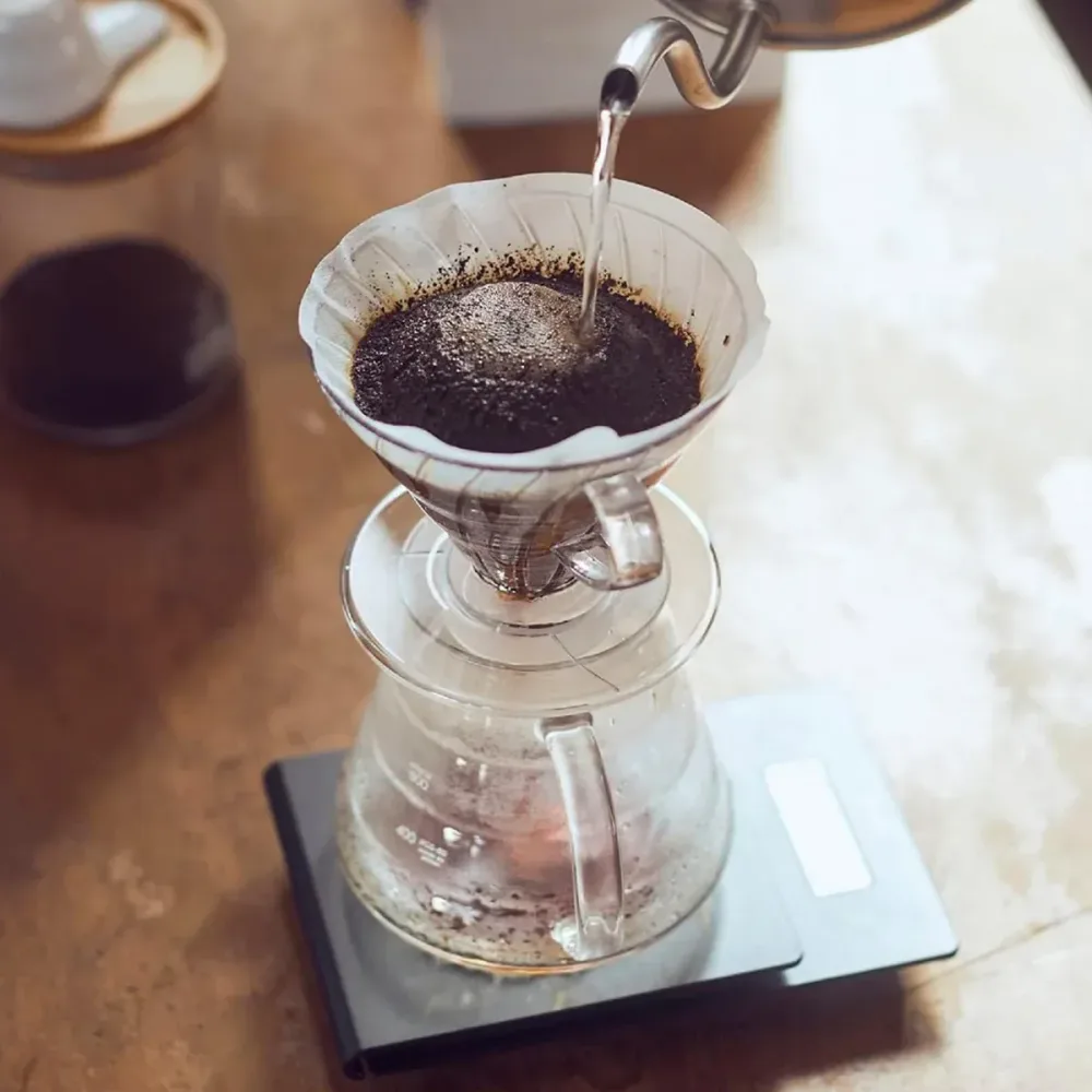 Household Hand Drip Coffee Filter Cup Reusable Plastic Cone Shaped HeatResistant