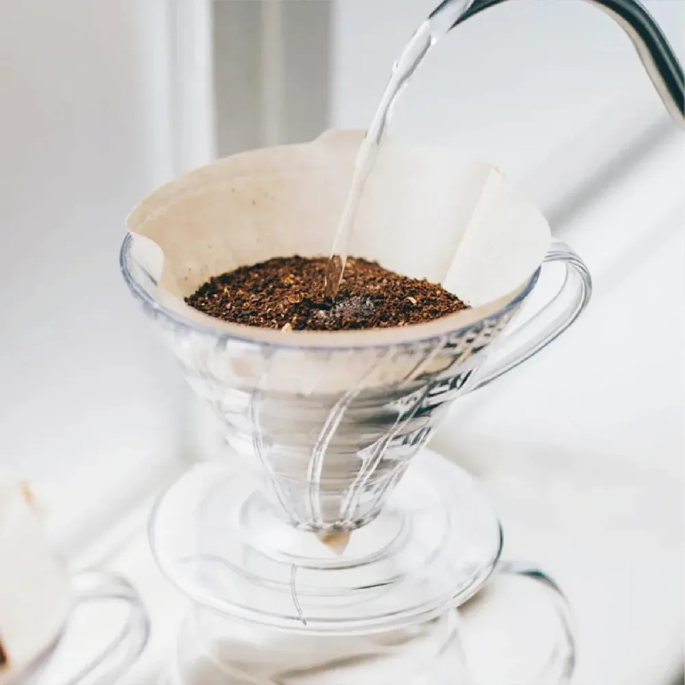 Household Hand Drip Coffee Filter Cup Reusable Plastic Cone Shaped HeatResistant