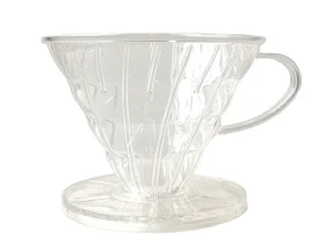 Household Hand Drip Coffee Filter Cup Reusable Plastic Cone Shaped HeatResistant