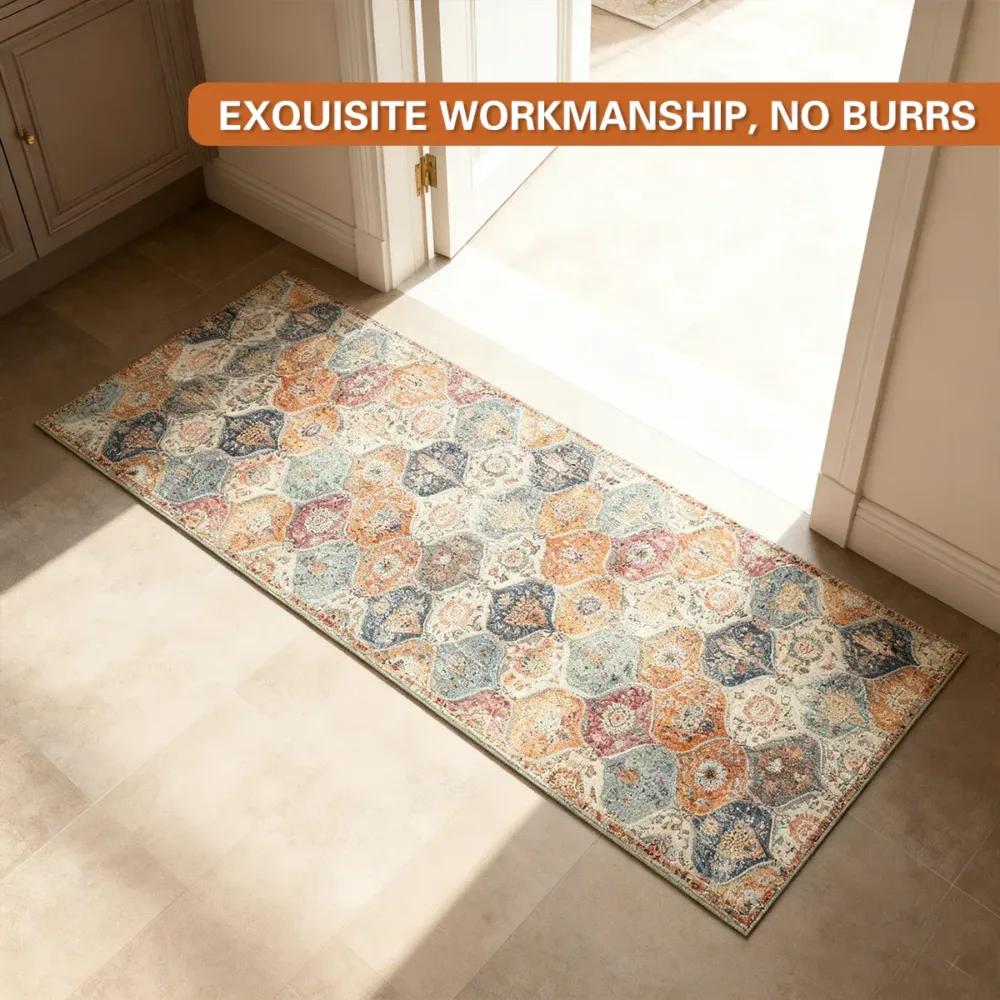 Household Floor Mats 2 pc Set Non Slip Water Absorbent Dust-Proof Floor Mat