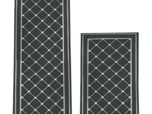 Household Floor Mats 2 pc Set Non Slip Water Absorbent Dust-Proof Floor Mat