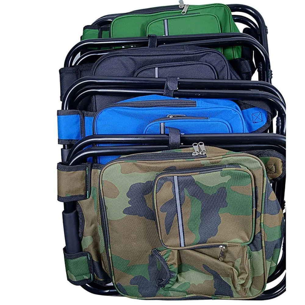 Portable Outdoor Folding Chair Oxford Small Stool for Fishing Camping Hiking