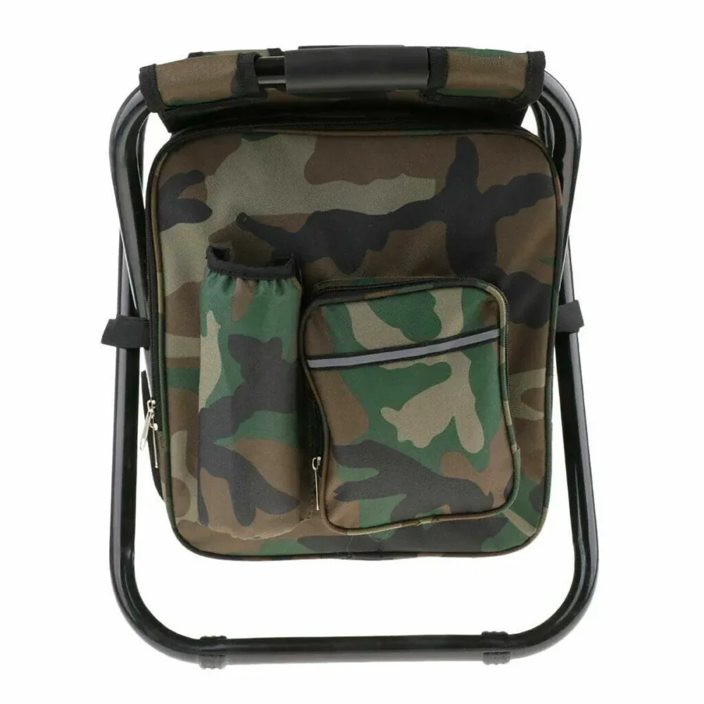 Portable Outdoor Folding Chair Oxford Small Stool for Fishing Camping Hiking
