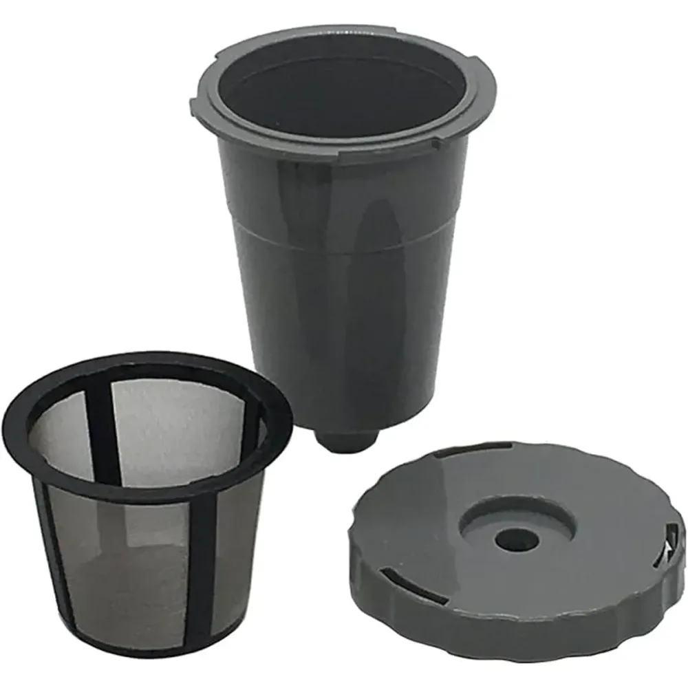 3 Piece of Set K-Cup Coffee Filter Reusable Replacement Refillable Holder