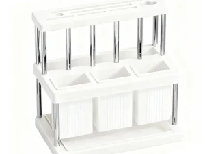 Multifunctional Kitchen Countertop Knife Block Holder with Drain Tray