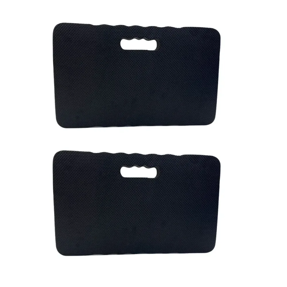 2Pcs Waterproof Anti-Slip Kneeling Cushion Home Garage Repair Knee Guard - Black