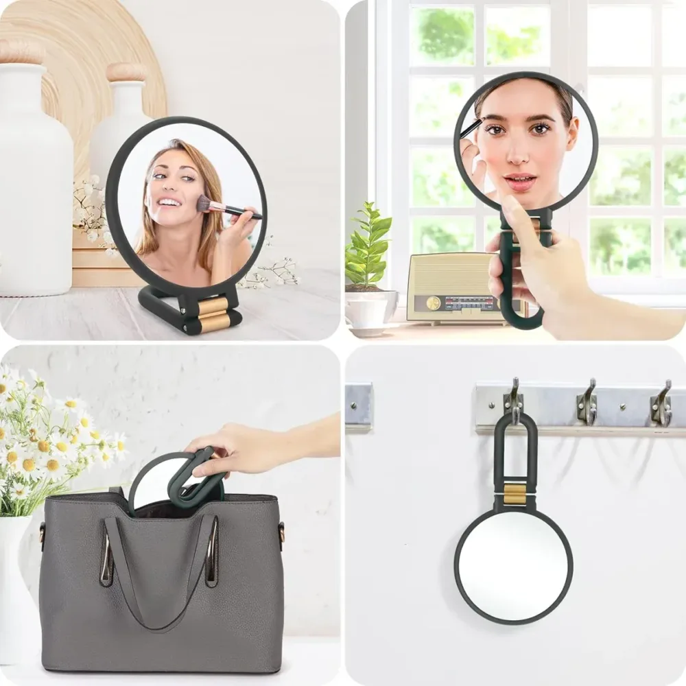 Makeup Mirror Handheld Magnifying Mirror 30X Portable Mirror Compact Travel Tool