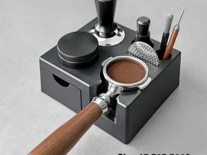 Coffee Tamper Holder Base for Portafilter Stand Rack Espresso Powder Storage