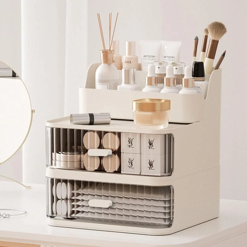 Drawer Storage Box Stationery Cosmetic Organizer Multi Purpose Desktop Holder