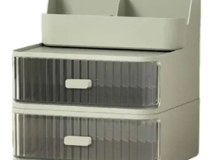 Drawer Storage Box Stationery Cosmetic Organizer Multi Purpose Desktop Holder