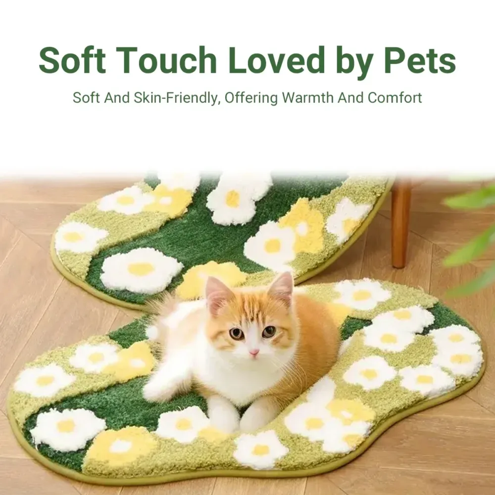 Carpet Irregular shaped Hall Pet Floor Mat Non Slip for Living Room Entryway