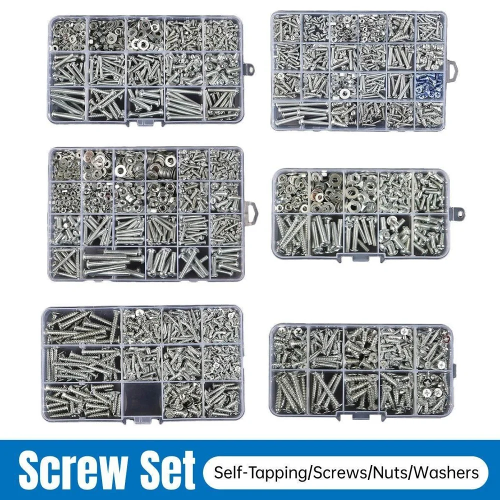 Household Self-tapping Screw Nut Gasket Box Set Multi-purpose Screw Assortment