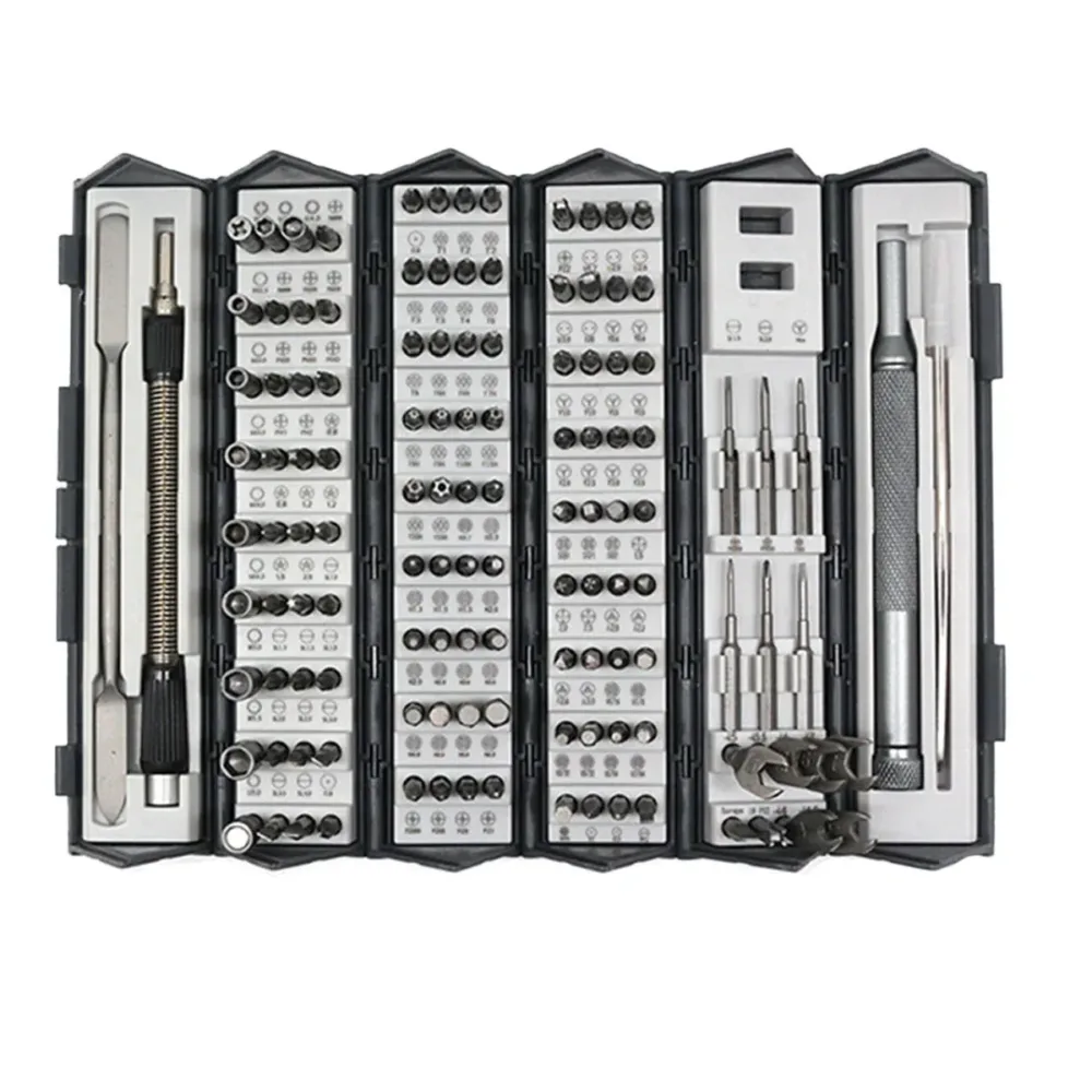 Screwdriver Set 128 in 1 Precision Repair Tool Kit Multi Functional for Home Use