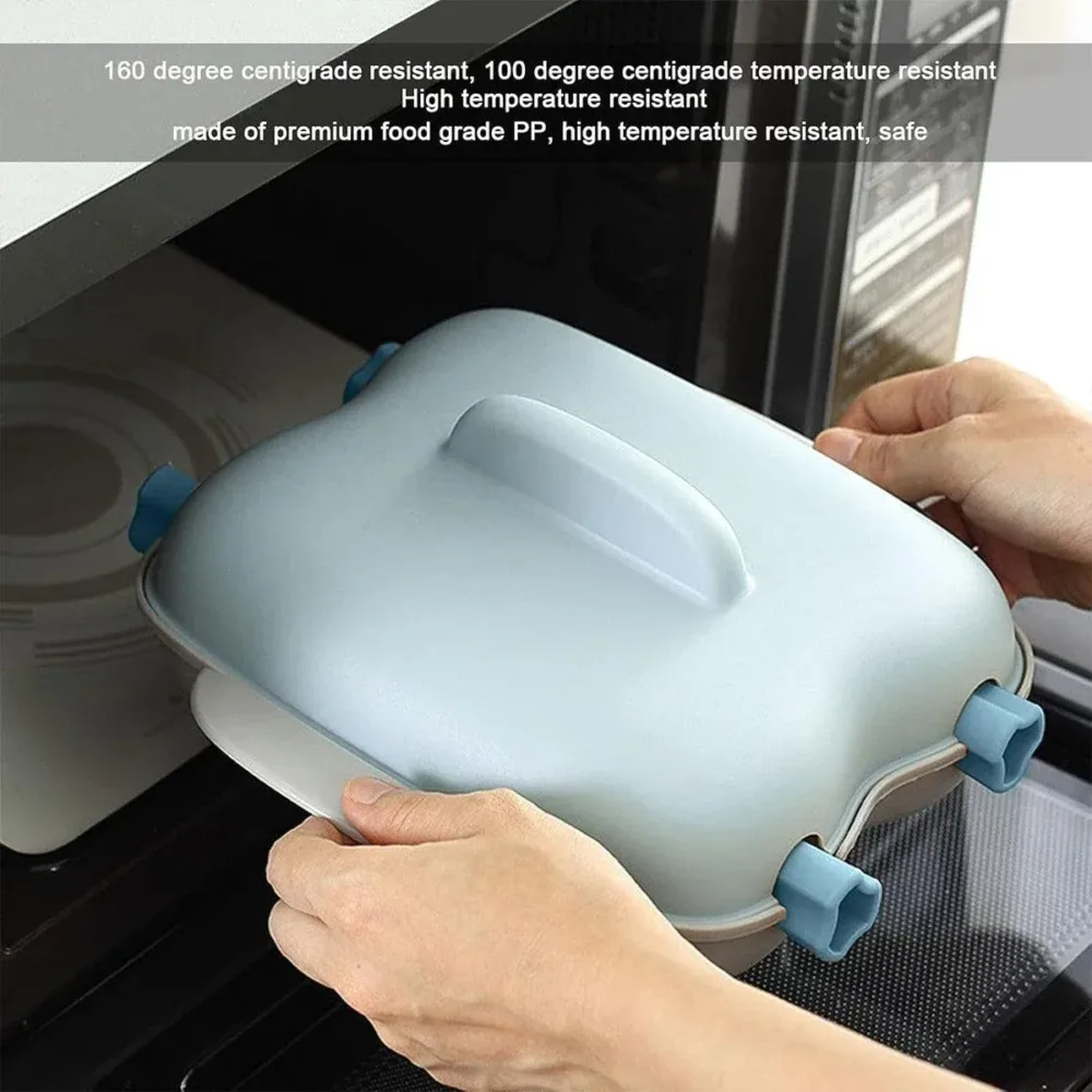 Microwave Corn Steamer Box Kitchen Cooking Tool Fast Heat Resistant Container