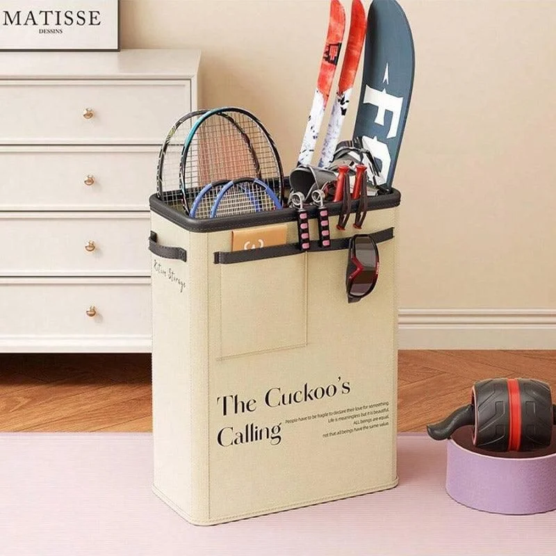Yoga Mat Storage Box Home Sports Equipment Organiser Basket for Yoga Accessories