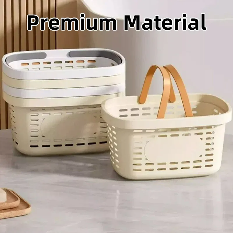 Bathroom Storage Basket Handheld Bath Basket Toiletries Organizer Shower Caddy
