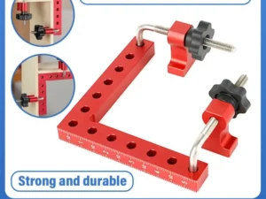 Right Angle Ruler Woodworking Clamp L Type Scribe Positioning Holder Tool