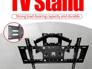 TV Wall Mount Monitor Rotating Bracket Adjustable Screen Holder Stand for Home