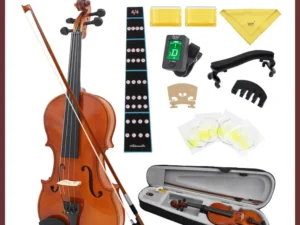 Beginner Violin 4/4 Set Durable Linden Wood for Kids Adults Learning