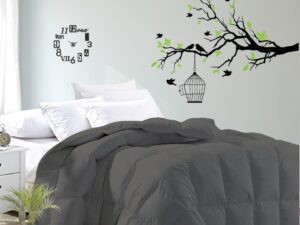 Luxor Australian Made Summer Grey 200GSM Bamboo Blend Quilt Queen