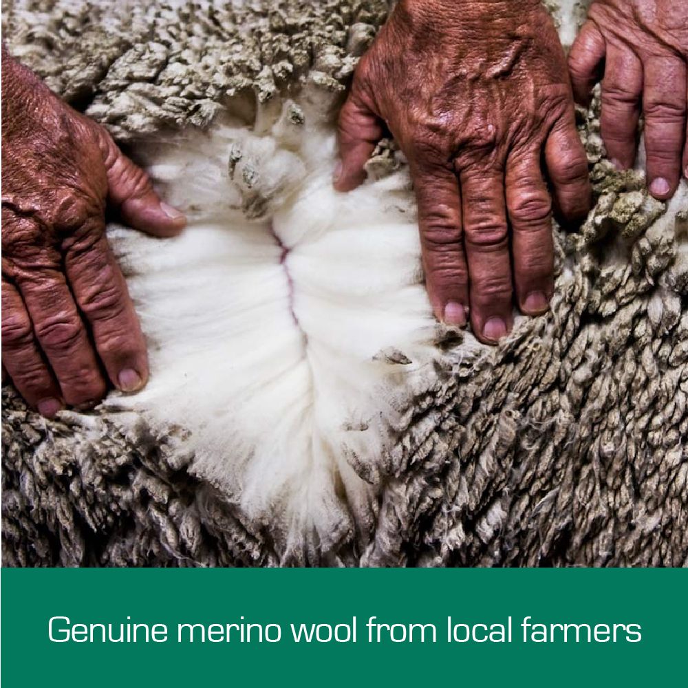 Woolcomfort Aus Made Merino Wool Quilt 500GSM 240x210cm King Size