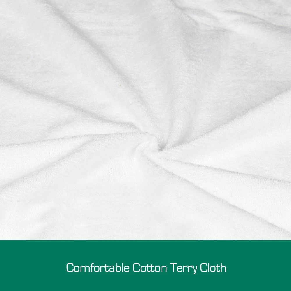 Woolcomfort Cotton Terry Fully Fitted Waterproof Mattress Protector Queen Size