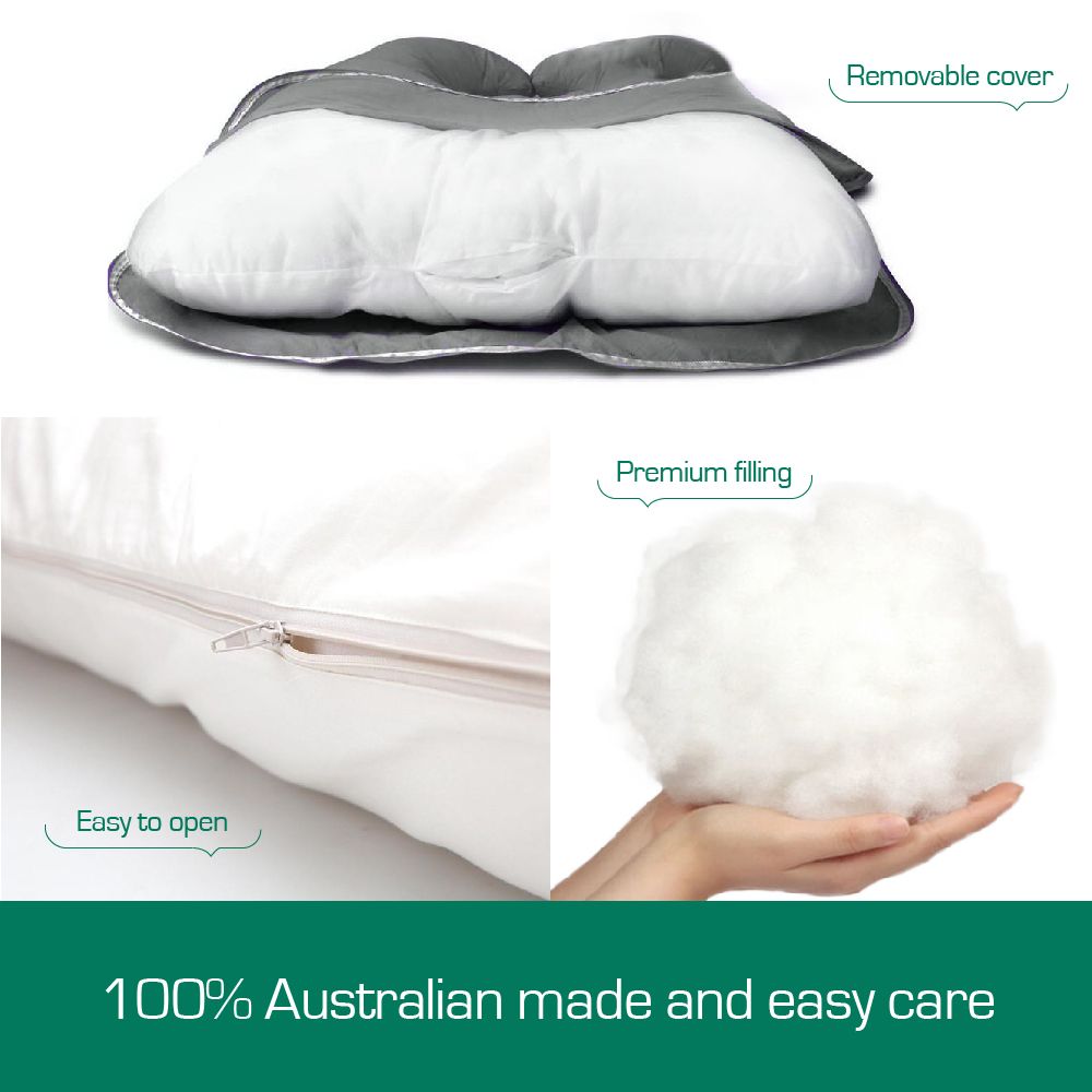 Woolcomfort Aus Made Maternity Pregnancy Nursing Sleeping Body Pillow Pillowcase