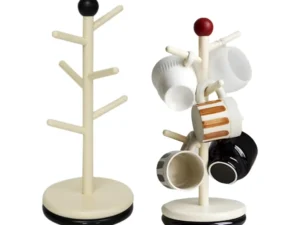 Set 2 Rotating Cup Mug Holder 2 Assort 31cm