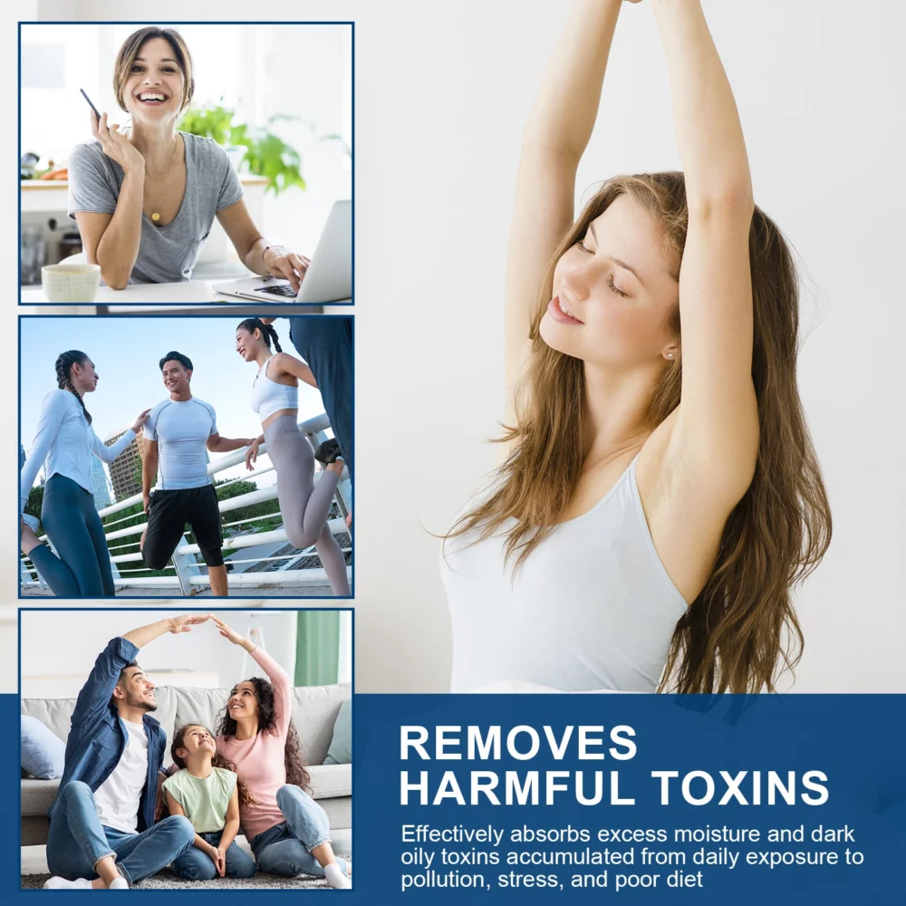 140 Pcs Cleansing Detox Foot Pads – 100% Natural Herbal Detox Patches (12 × 10