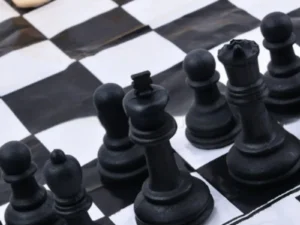 Large PVC Chess Set – Durable, Lightweight & Perfect for Indoor/Outdoor Play