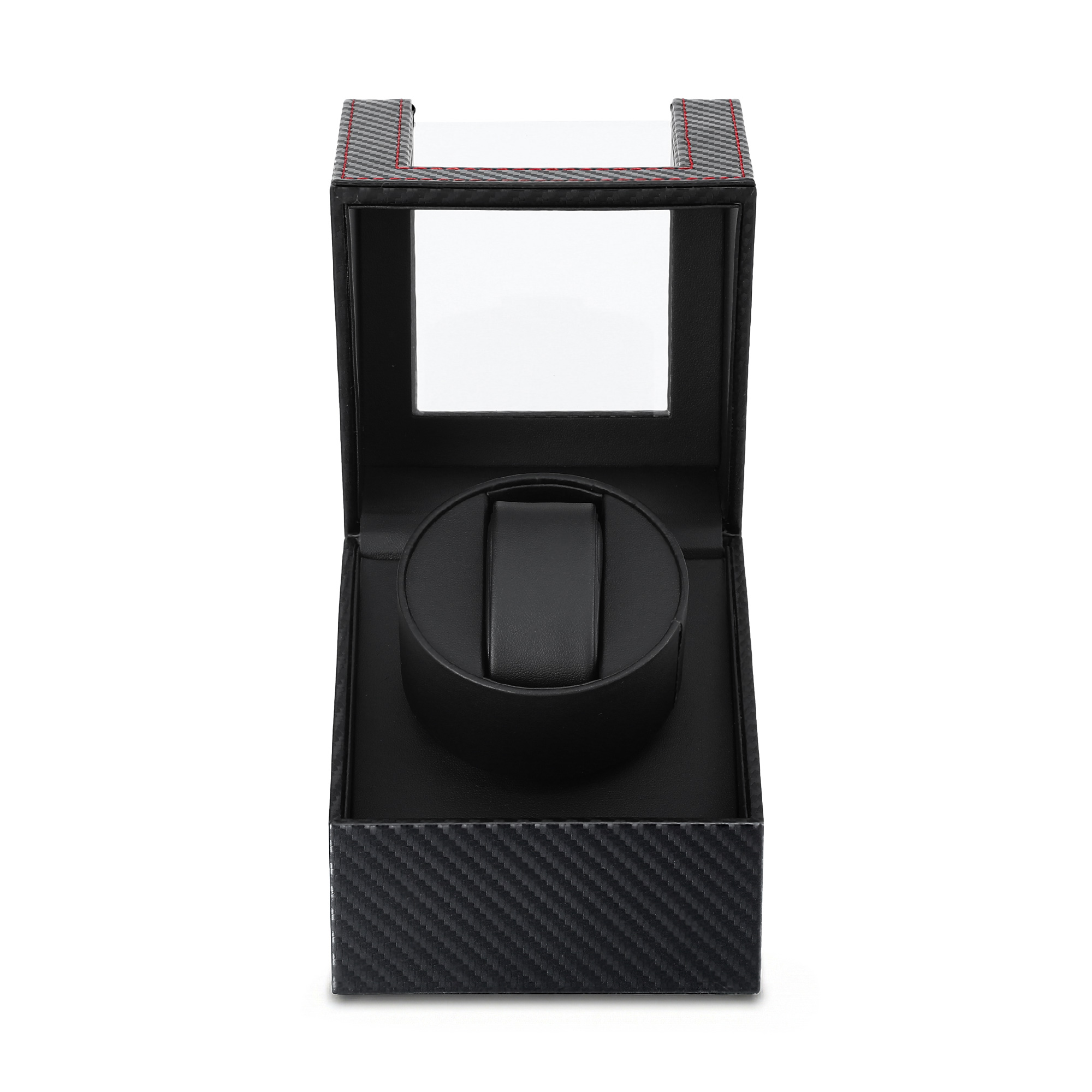 Embellir Watch Winder Box Automatic Single Quiet Carbon Fibre Black