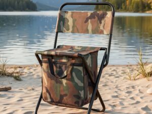 Weisshorn Camping Chair Storage Bag Foldable 600D Oxford Iron Camo 60CM