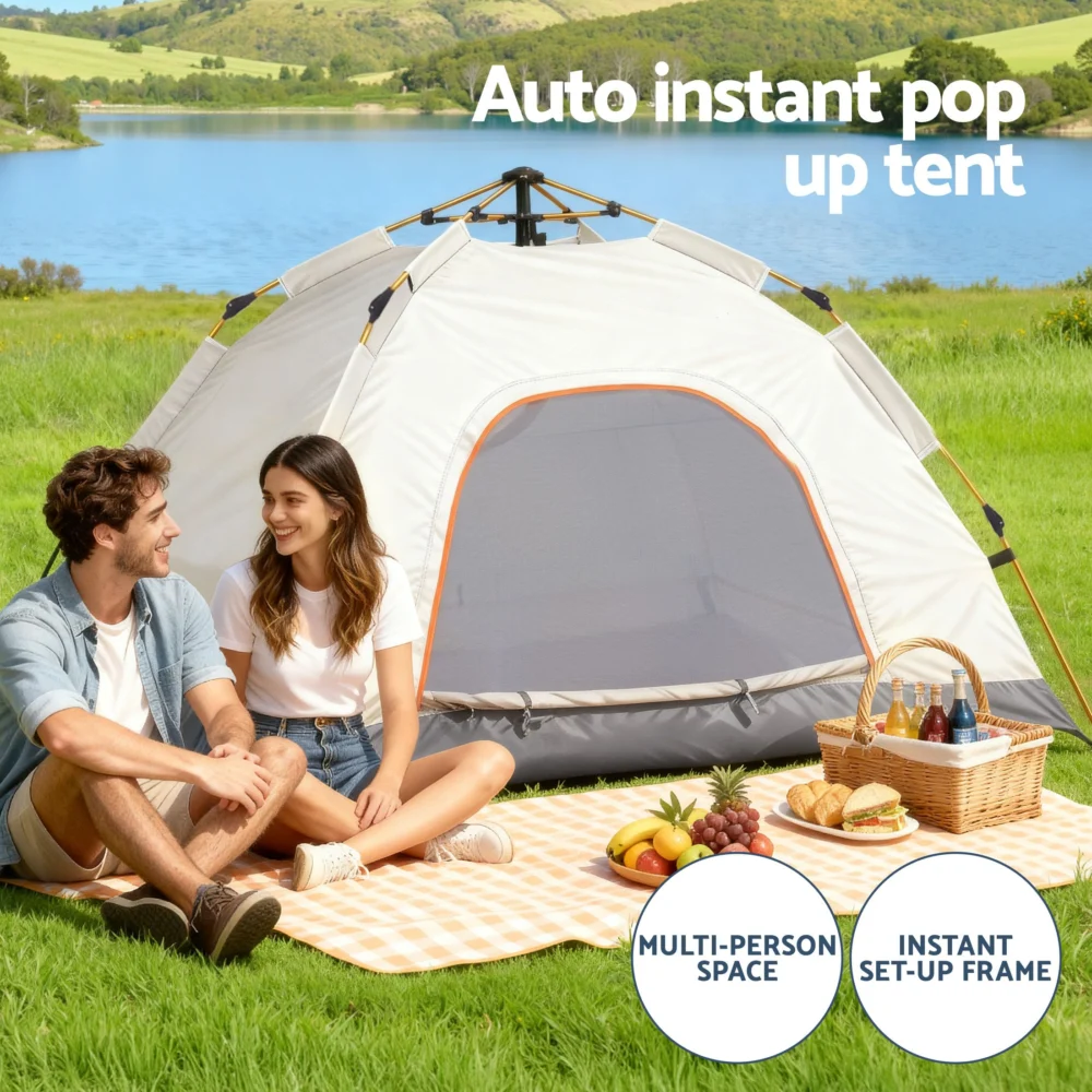 Weisshorn Camping Tent Instant Tent Pop up 2 Person Outdoor Hiking Tents Hiking