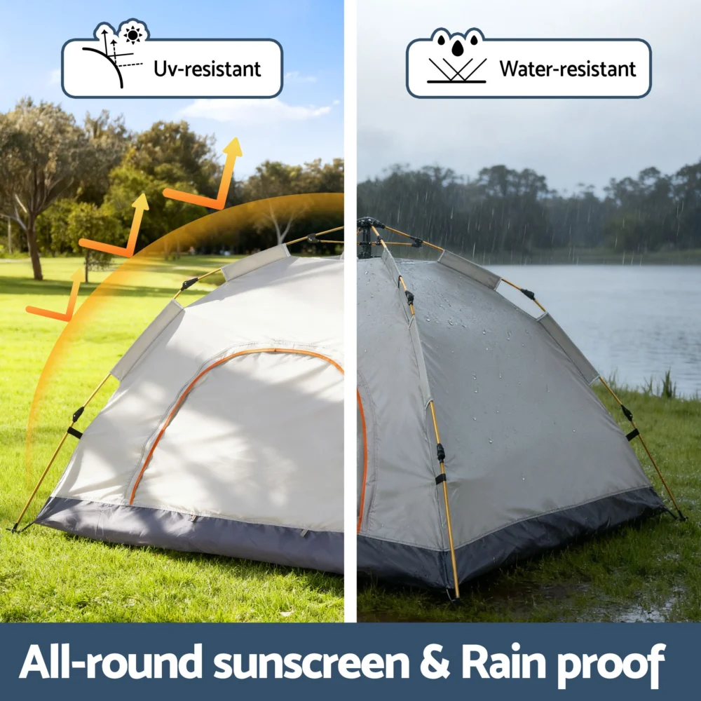 Weisshorn Camping Tent Instant Tent Pop up 2 Person Outdoor Hiking Tents Hiking