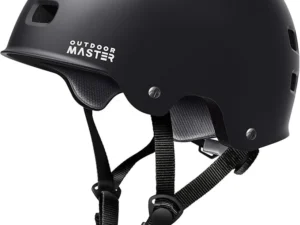 OutdoorMaster Skateboard Cycling Helmet - Two Removable Liners Ventilation