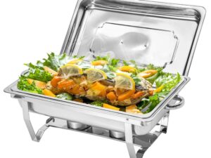 Alston 9L Chafing Dish Set, Premium 410 Stainless Steel Buffet Warmer, Bain
