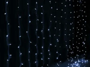 Jingle Jollys 6X3M Christmas Lights Curtain Light Cool White 600 LED