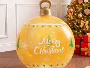 Jingle Jollys Christmas Inflatable Ball 60cm Led Illuminated Xmas Decoration