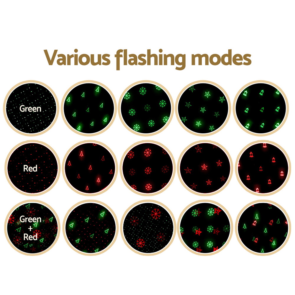 Jingle Jollys Christmas Lights Laser Light Projector Outdoor Decorations