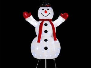 Jingle Jollys Christmas Lights 200 LED 175cm Fairy Light Snowman Decorations
