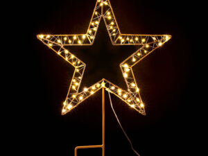 Jingle Jollys Christmas Lights 100 LED Fairy Light Ground Star Garden Decoration