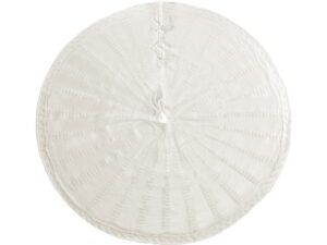 Jingle Jollys Christmas Tree Skirt 120cm Knitted Xmas Tree Ornaments Decor Beige